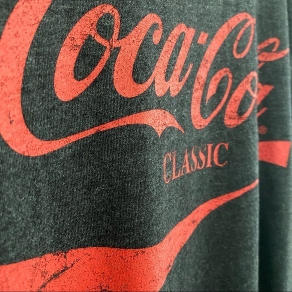 Chaser Coca Cola Classic Gray Tee with Red Logo M - Picture 6 of 13
